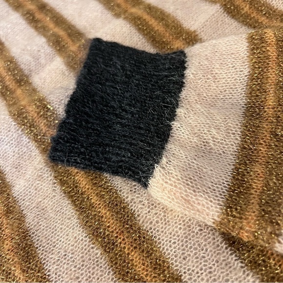 Scotch & Soda Blizzard Lizzard mohair lightweight striped pullover sweater, S - Picture 10 of 13